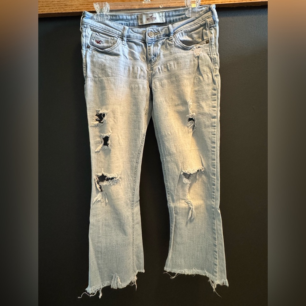 Hollister Cali Flare Distressed Jeans
